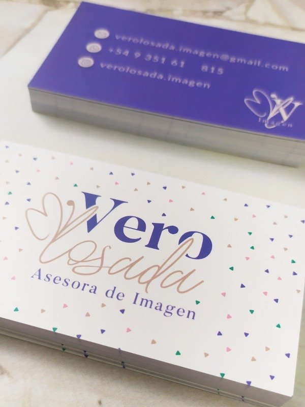 Producto - [Offset] Tarjetas Personales - Frente y dorso color Opp Mate - 0