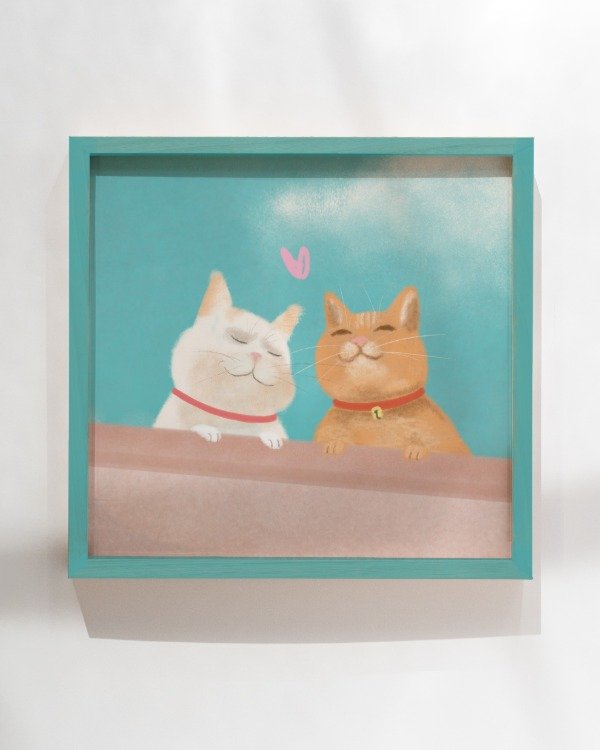 Producto - Cuadrito Gatos