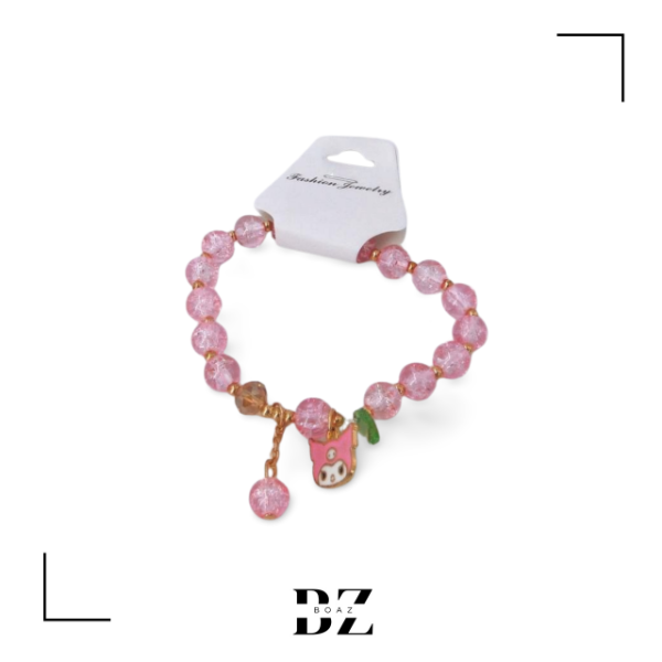 Producto - PULSERAS VIDRIO TRANSP. C/DIJE X PCS 2059-3