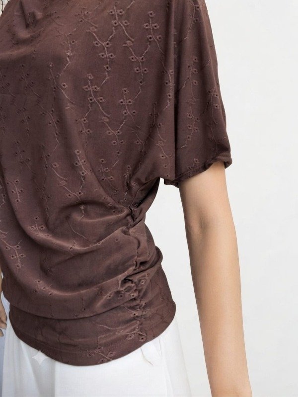 Producto - Remera con elástico en los laterales Brodery Belu (Art. 6222) - 2
