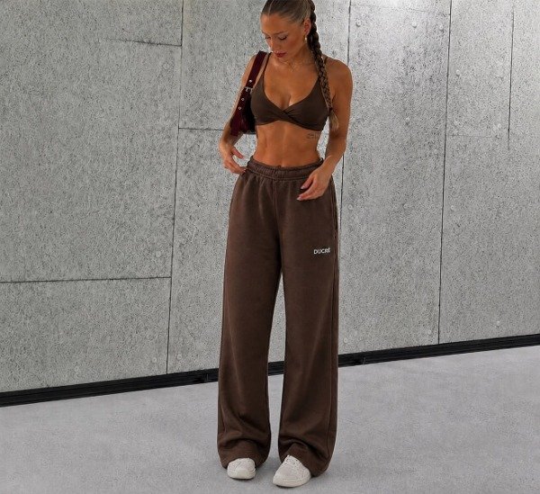 Producto - Conjunto palazzo y top MORA chocolate