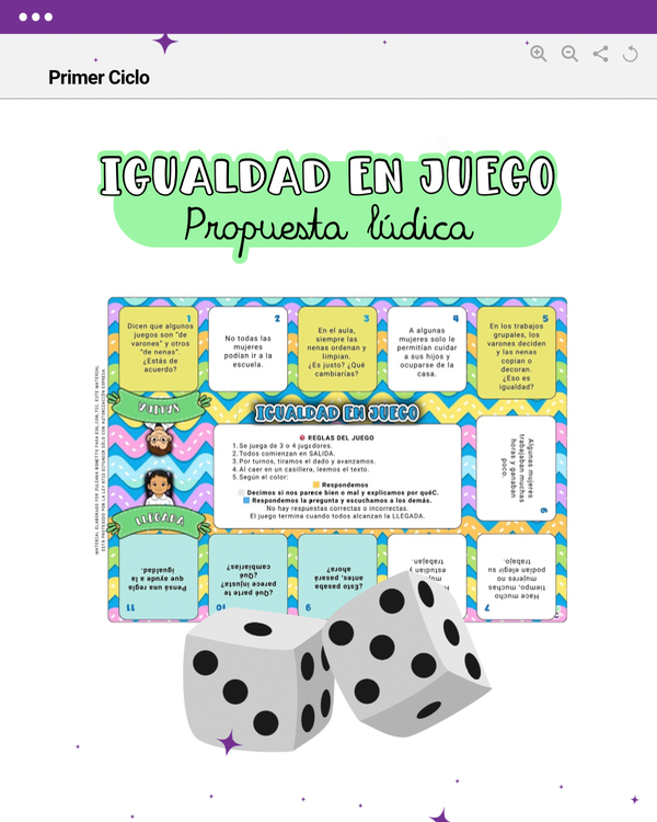 Producto - IGUALDAD EN JUEGO