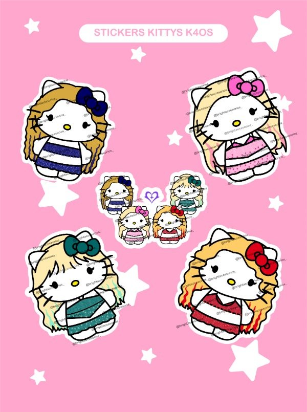 Producto - Stickers Kittys K4OS (Completo)