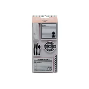 Producto - SELLO SILICONADO CRISTAL 4X8 RECETAS