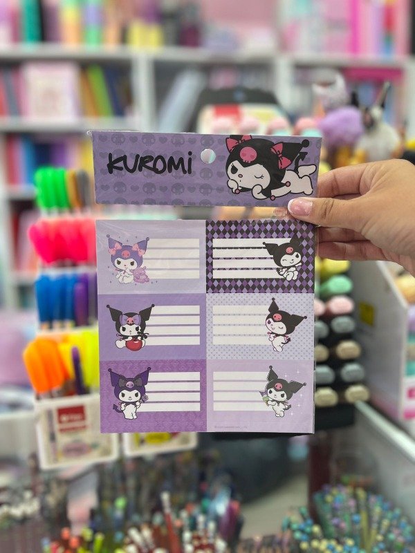 Producto - Etiqueta escolar kuromi - mooving