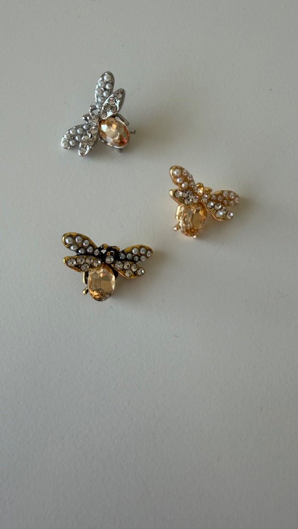 Producto - Botón abeja con estrás - 3