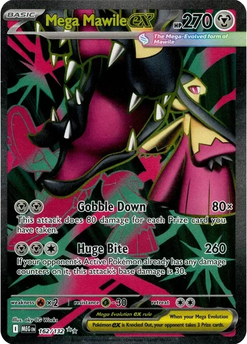 Producto - Mega Mawile ex - 162/132 - Mega Evolution - Holo