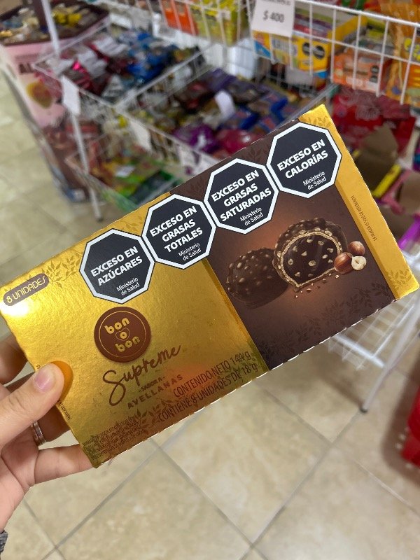 Producto - BON O BON SUPREME AVELLANAS x8