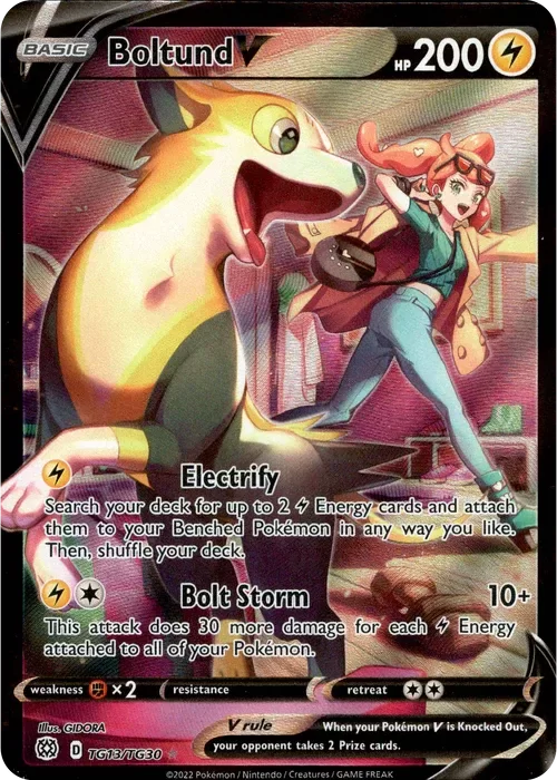 Producto - Boltund V - TG13/TG30 - Brilliant Stars - Holo