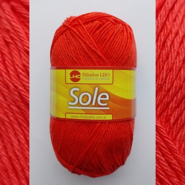 Producto - Hilo SOLE color CARMESÍ (825)