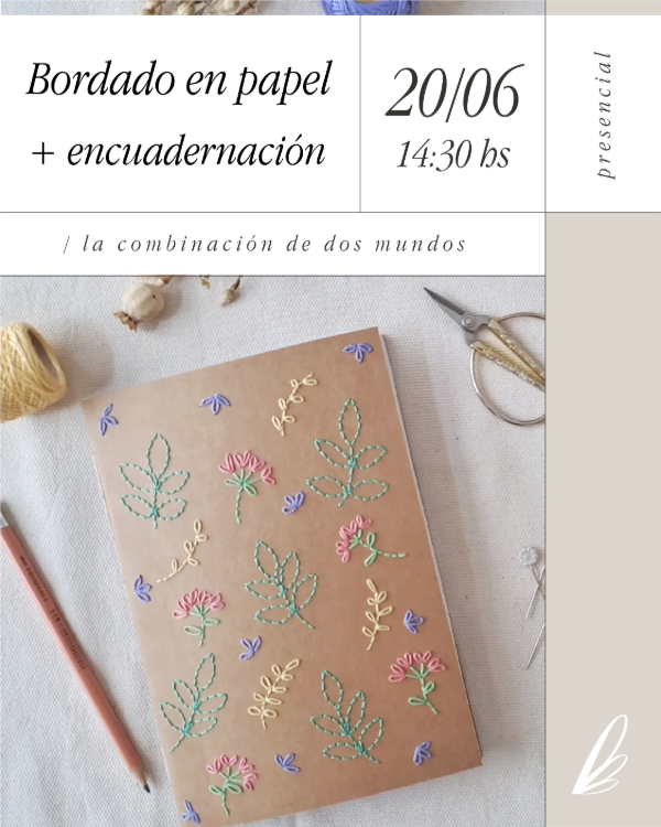 Producto - Workshop de Bordado en Papel