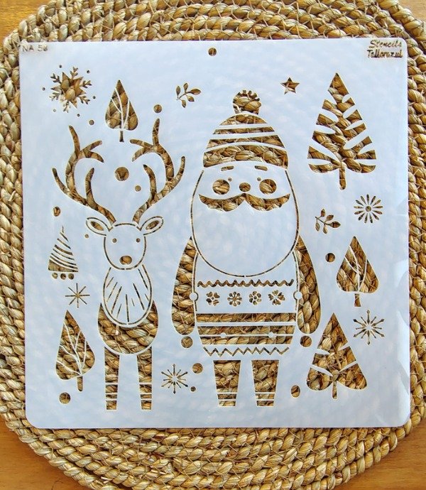 Producto - stencil NA 58 25X25