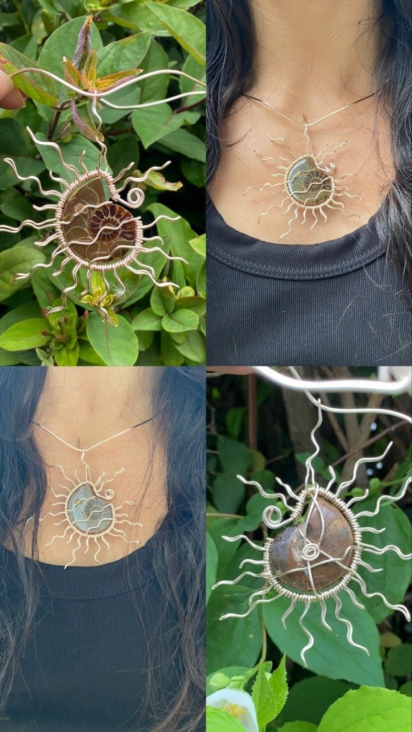 Producto - Choker Amonite - Sol - 1