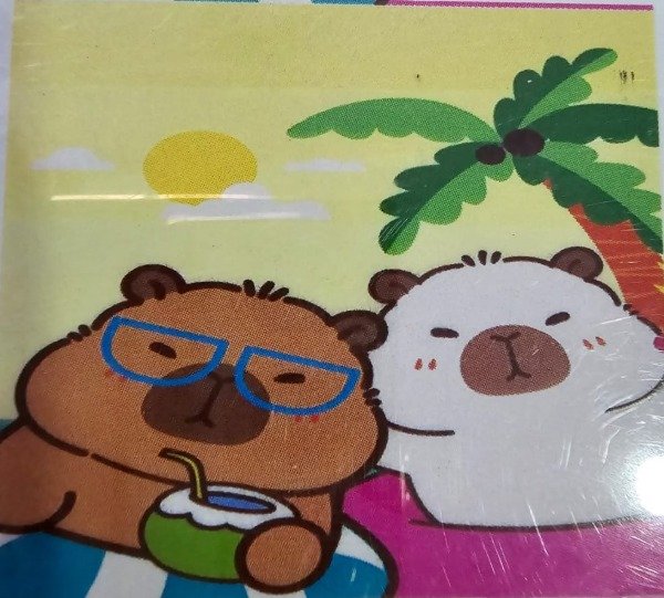 Producto - DIAMOND PAINTING HI STONE 15x20 CAPIBARAS EN LA PLAYA