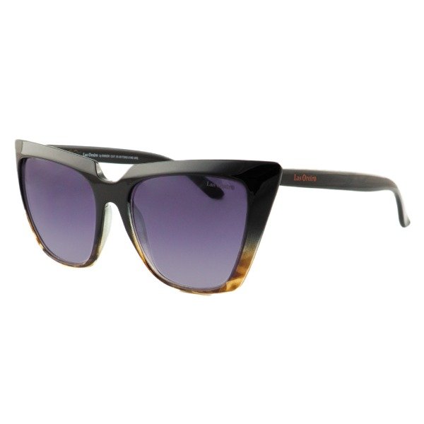 Producto - Las Oreiro 6150 Negro Brillo Carey - Cristales Gris Degradé - 1