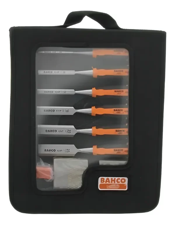 Producto - Set 6 Formones 6 A 32mm + Piedra Diamantada Bahco 424p-s6-zc