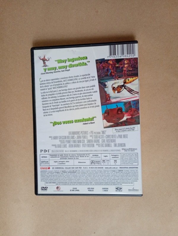 Producto - Antz Hormiguitaz - Darnell Johnson Allen Stallone - Dreamworks AVH 1998 - 1