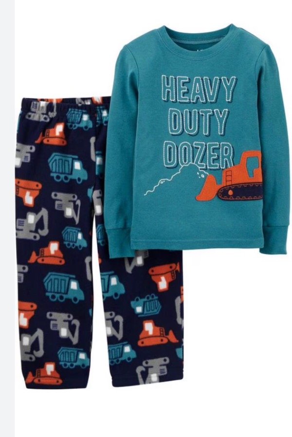 Producto - Pijama remera algodón + pantalón micropolar 72