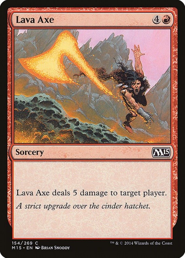 Producto - Lava Axe  Magic 2015 Core Set