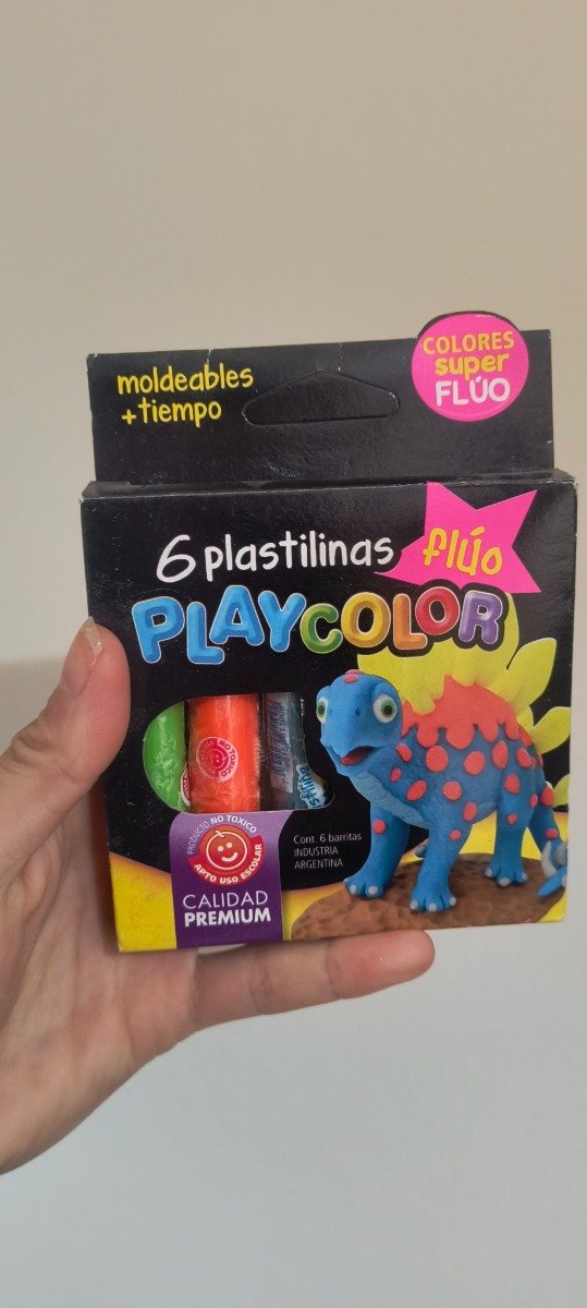 Producto - Plastilina playcolor x 6 flúor