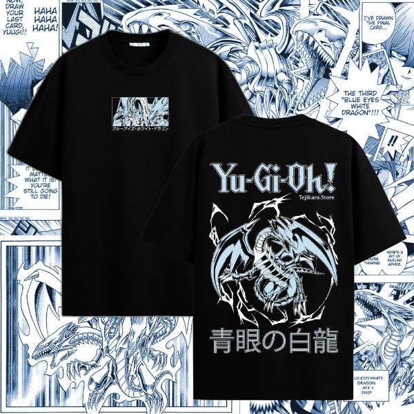 Producto - REMERA DRAGON BLANCO DE LOS OJOS AZULES