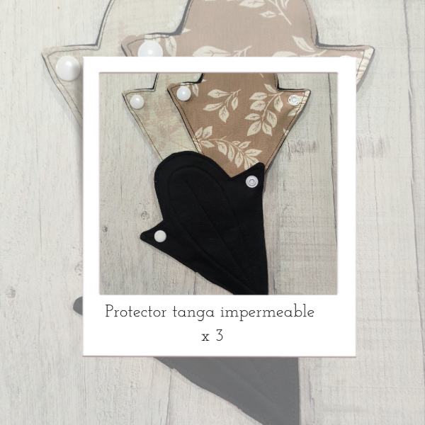 Producto - Protector Impermeable tanga  Black x3