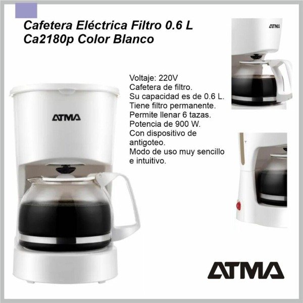 Producto - CAFETERA DE FILTRO ATMA CA2180