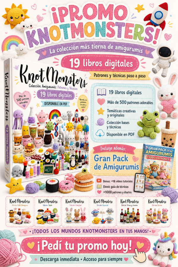Producto - SUPER PACK KANOTMONSTER + AMIGURUMIS - 0