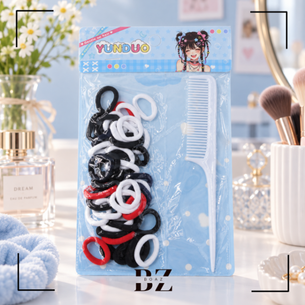 Producto - COLITA TOALLA Y PEINE X CARD COLOR SURTIDO - 2141-2 - 2