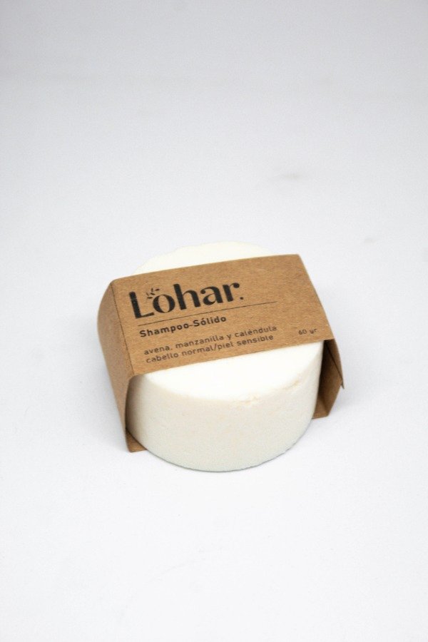 Producto - SHAMPOO SÓLIDO CABELLO NORMAL/ SECO AVENA, MANZANILLA Y CALÉNDULA