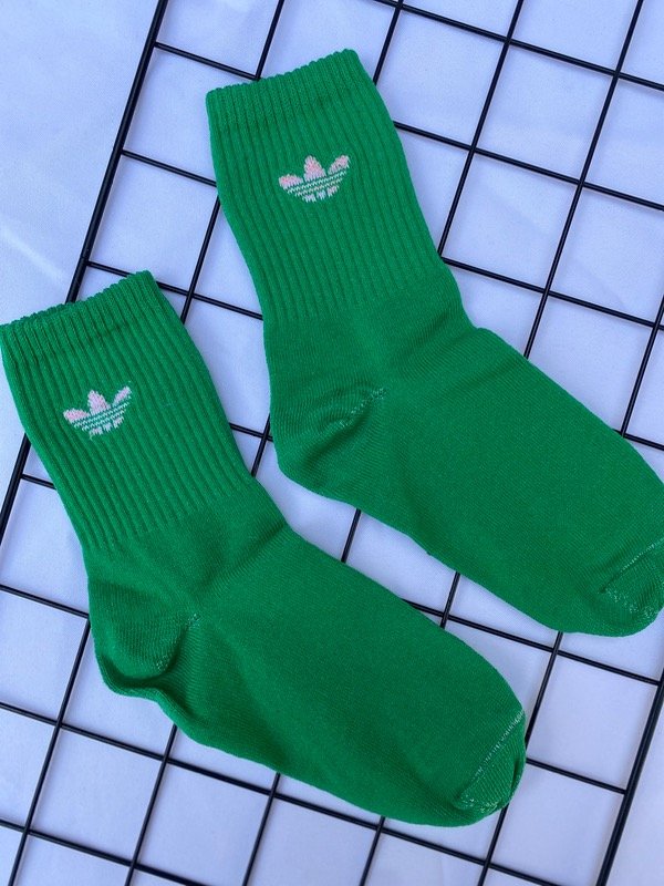 Producto - Medias 3/4, adidas verde con rosa