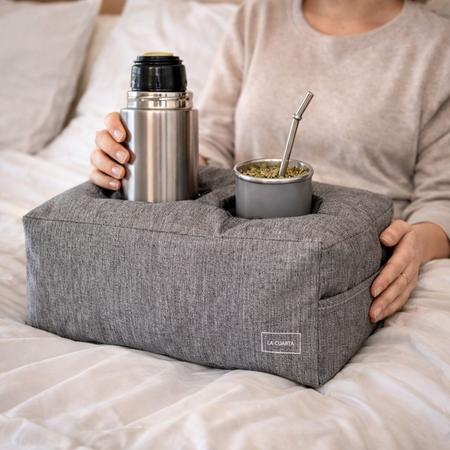 Producto - Almohadón Matero Impermeable Gris
