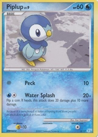 Producto - Piplup 5/12 Diamond and Pearl: Trainer Kit - Manaphy