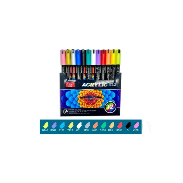 Producto - Set Marcadores Acrilicos X12