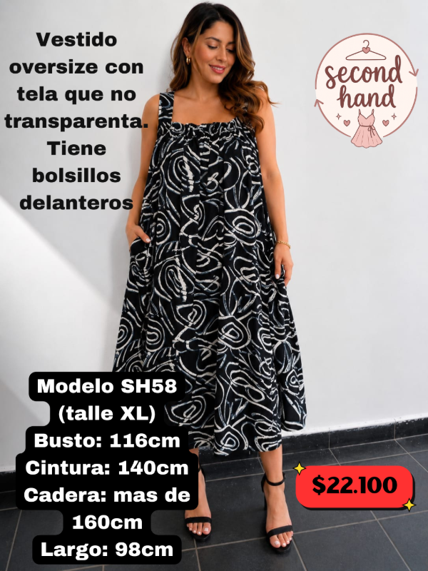 Producto - Vestido SECOND HAND (Art. SH58) TALLE L