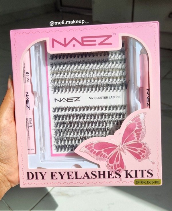 Producto - Kit de Pestañas + pegamento + pinza + Removedor NAEZ