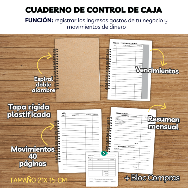Producto - Kit Emprendedor Completo: Papelería Para Negocios Kraft - 4