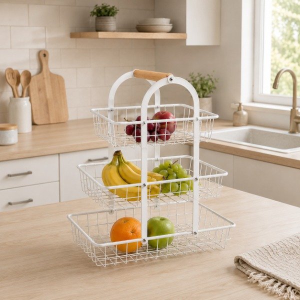 Producto - Estante Organizador Multiuso Metálico 3 Niveles