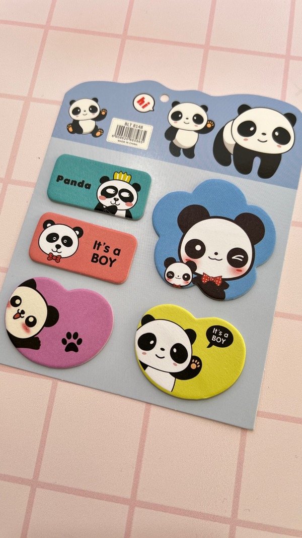 Producto - Sticky note panda celeste - 4