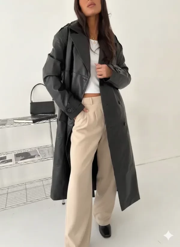 Producto - Tapado Trench Cruzado