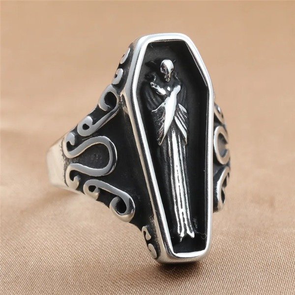 Producto - Anillo Goth Ataúd - 2