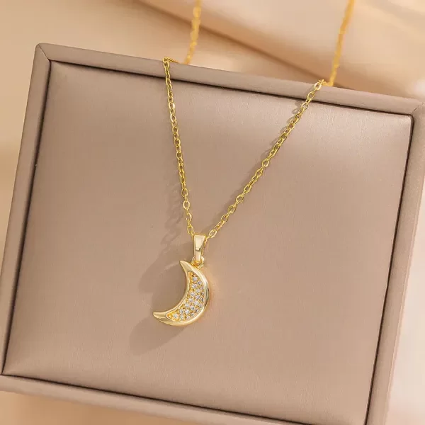 Producto - Collar luna cubic