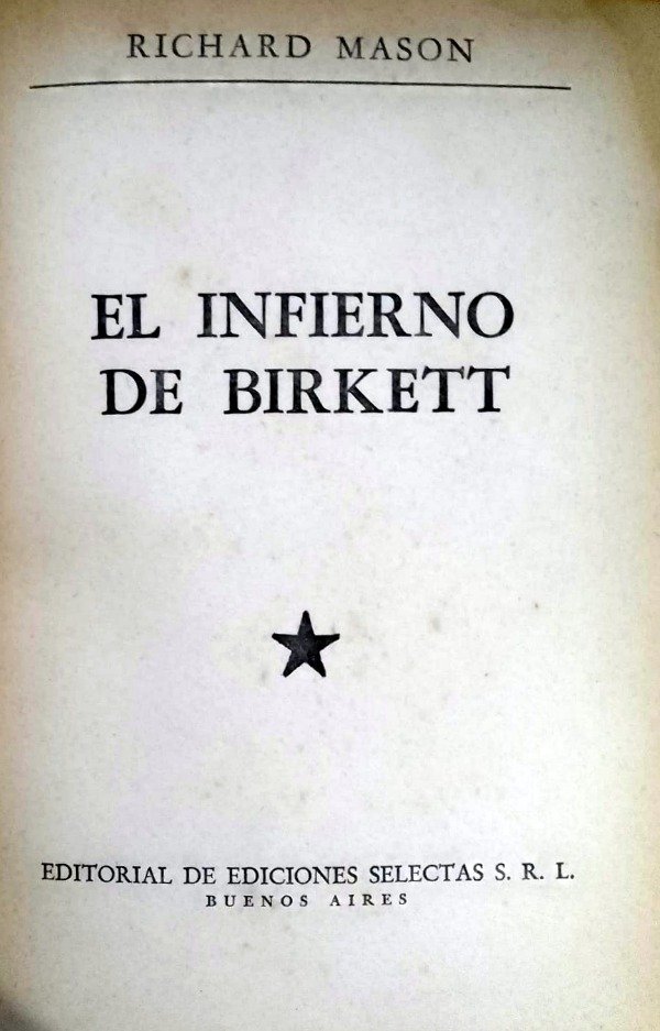 Producto - El infierno de Birkett - Richard Mason