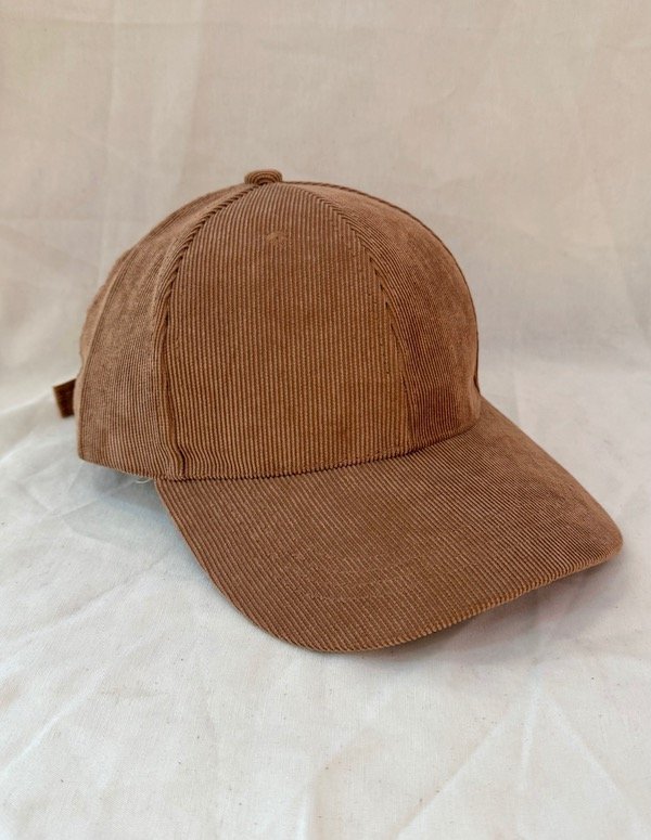 Producto - Gorra corderoy beige