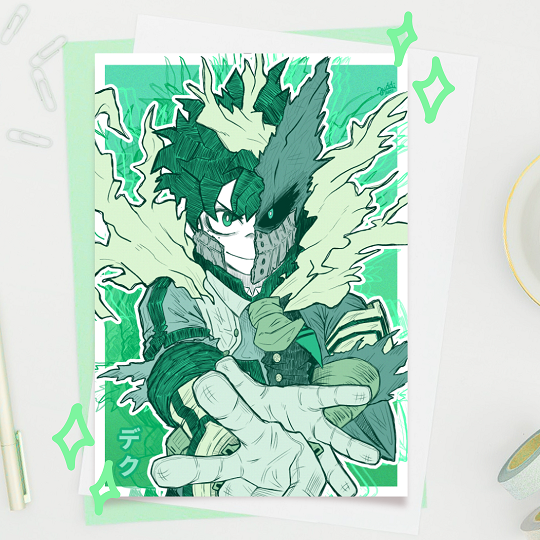 Producto - Ilust. Deku Dark Hero // Boku no Hero Academia