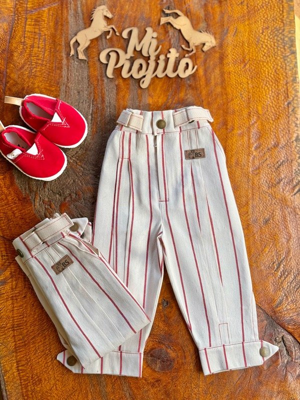 Producto - Bombacha de Campo Rayas Rojo