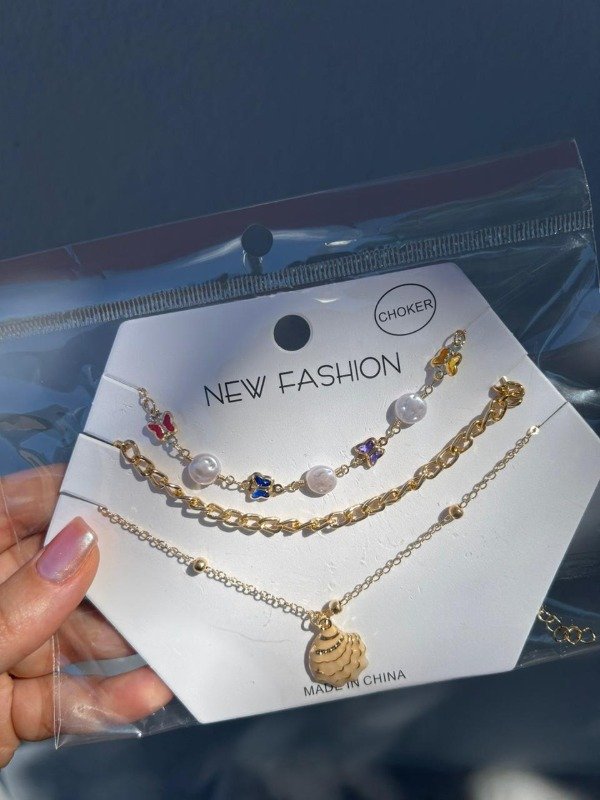 Producto - Collar CHOKER x 3 - MARINA V