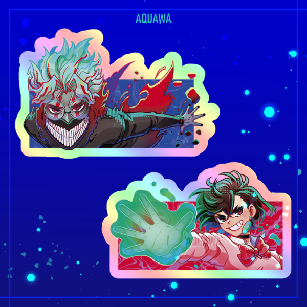 Producto - Sticker de vinilo holográfico Dandadan