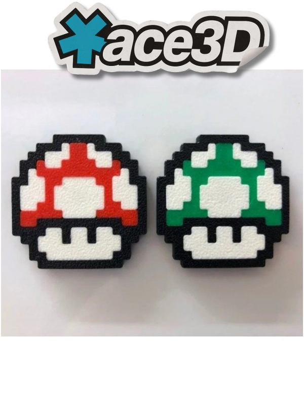 Producto - Imán Decorativo Hongos de Mario Bros para Heladera