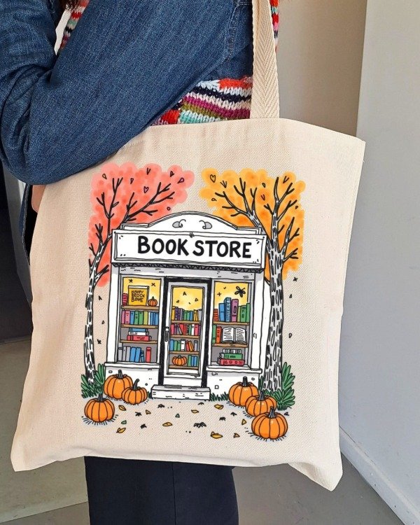 Producto - Tote bag "Bookstores" Cozy Bookstore